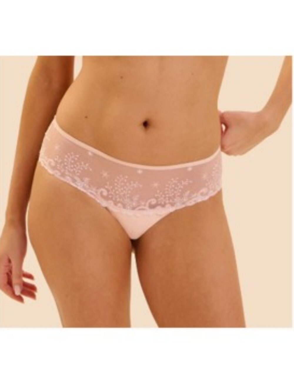 Simone Perele Delice Boyshorts in Blush – Size 3 - Medium - NWT